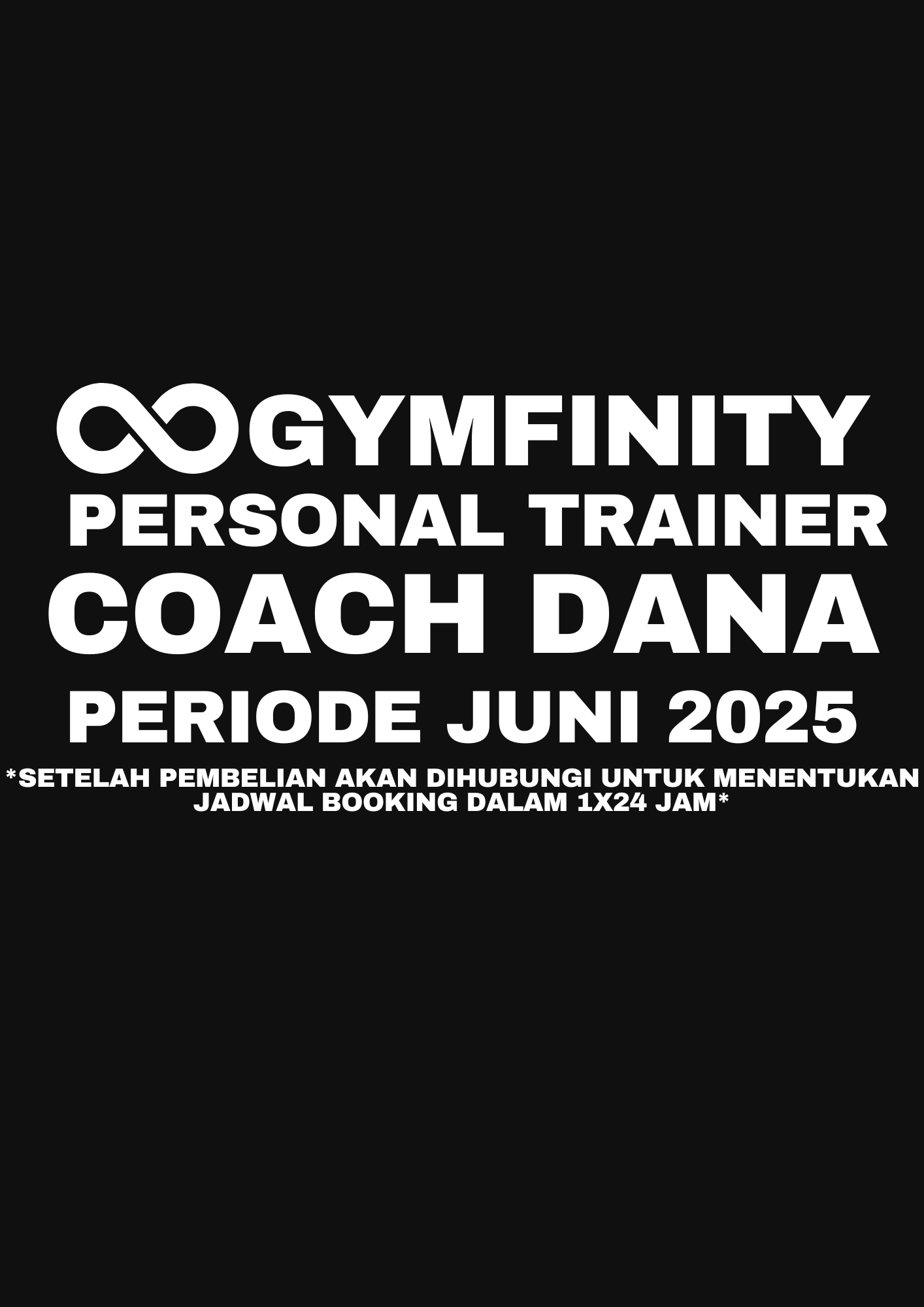 Gymfinity Personal Trainer / Session ( COACH DANA)